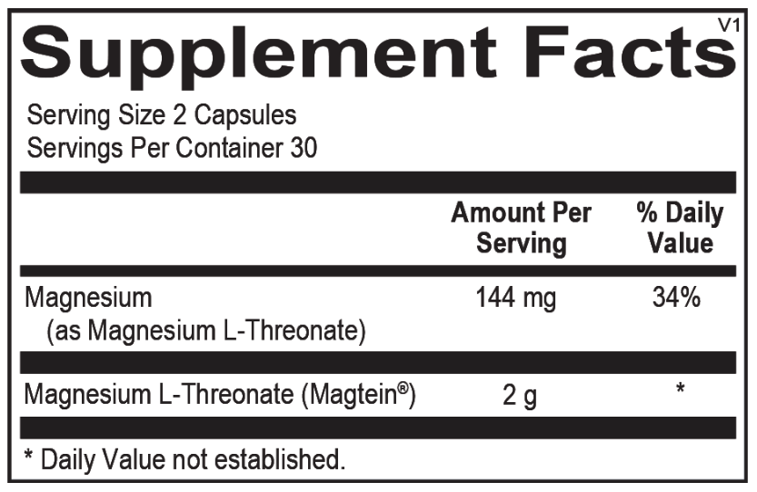 Ortho Molecular Mag Threonate 60 CT