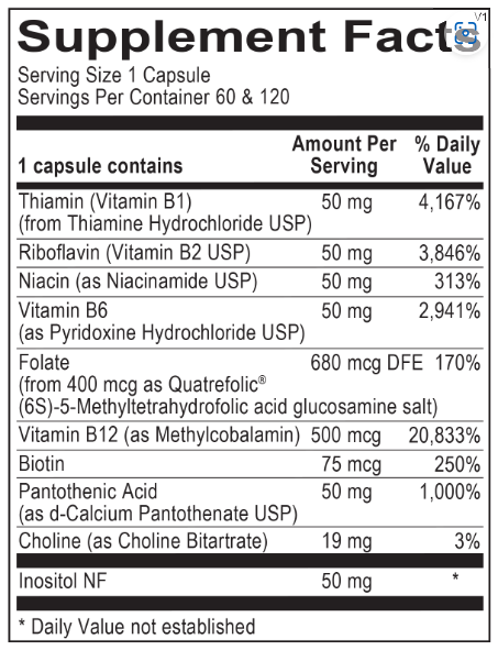 Ortho Molecular Methyl B Complex 60