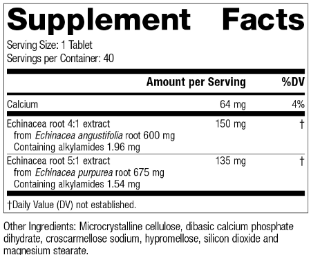 MediHerb Echinacea Premium 40ct