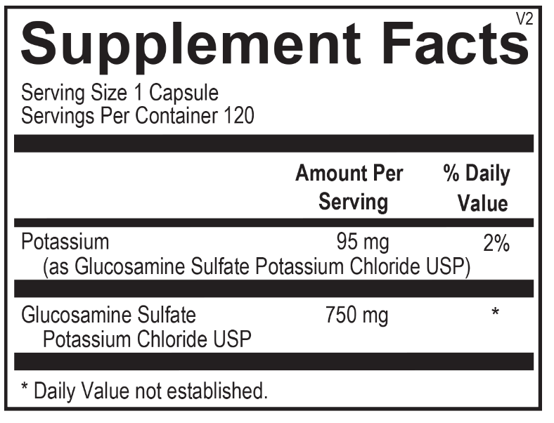 Ortho Molecular Glucosamine Sulfate 120 Ct