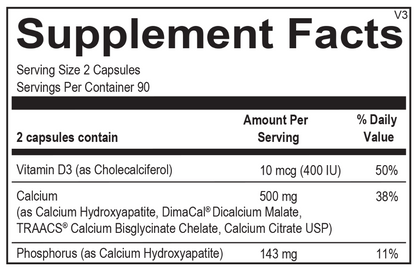 Ortho Molecular Reacted Calcium 180