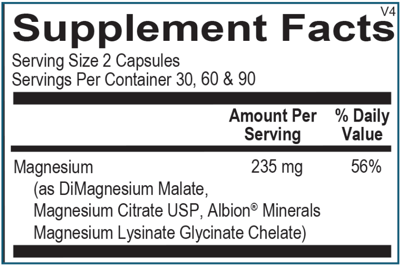 Ortho Molecular Reacted Magnesium 180