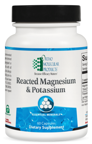 Ortho Molecular Reacted Magnesium & Potassium 60Ct