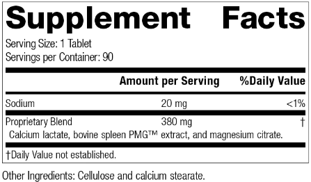 Standard Process Spleen PMG 90ct